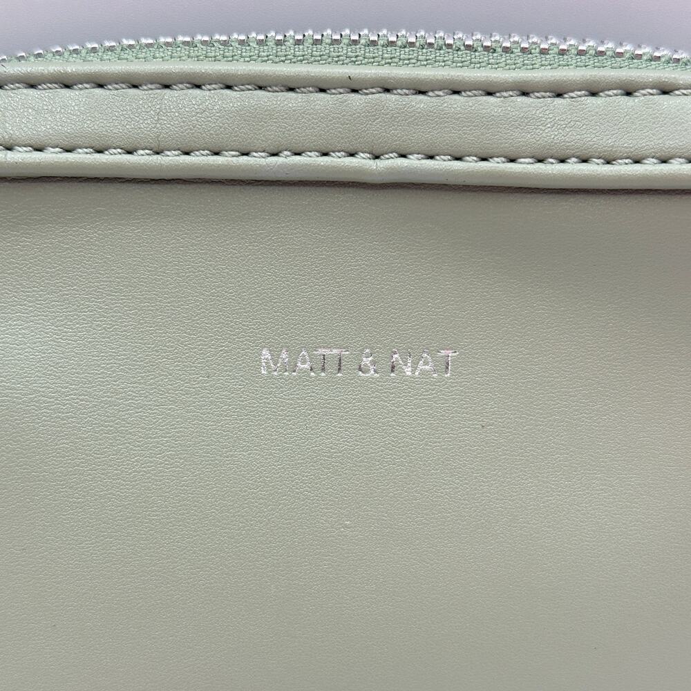 MATT & NAT Loom Vegan Leather Belt Bag Pink Seafoam Green - Picture 5 of 9
